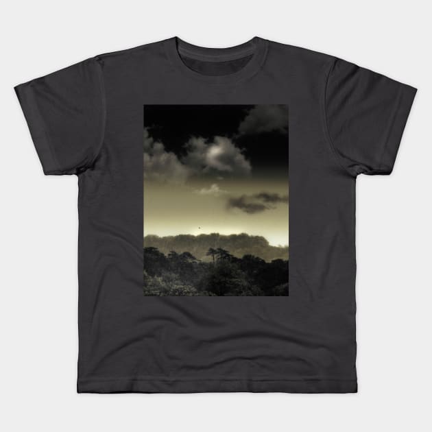 Stored in the Cloud. Kids T-Shirt by JonDelorme